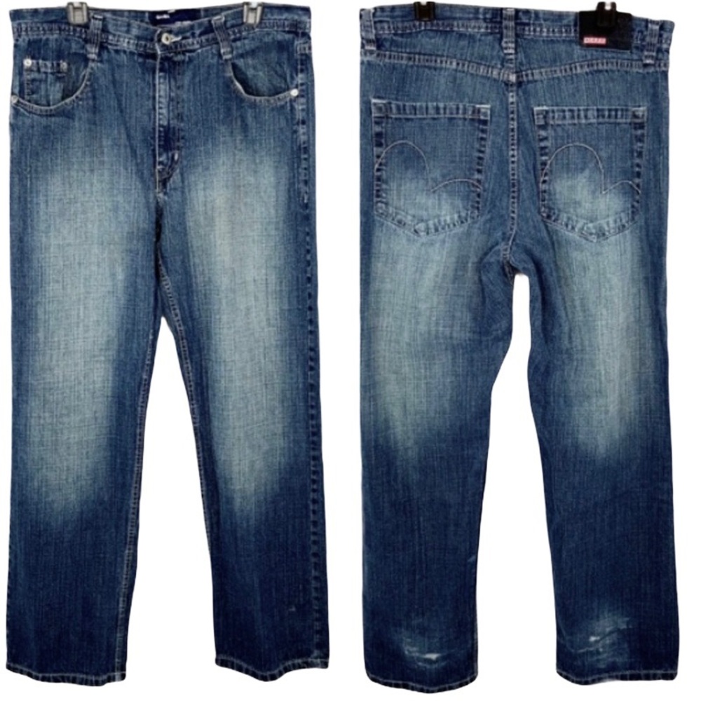 Qruel Jeans Co. Dark Blue Jeans Size 36/32